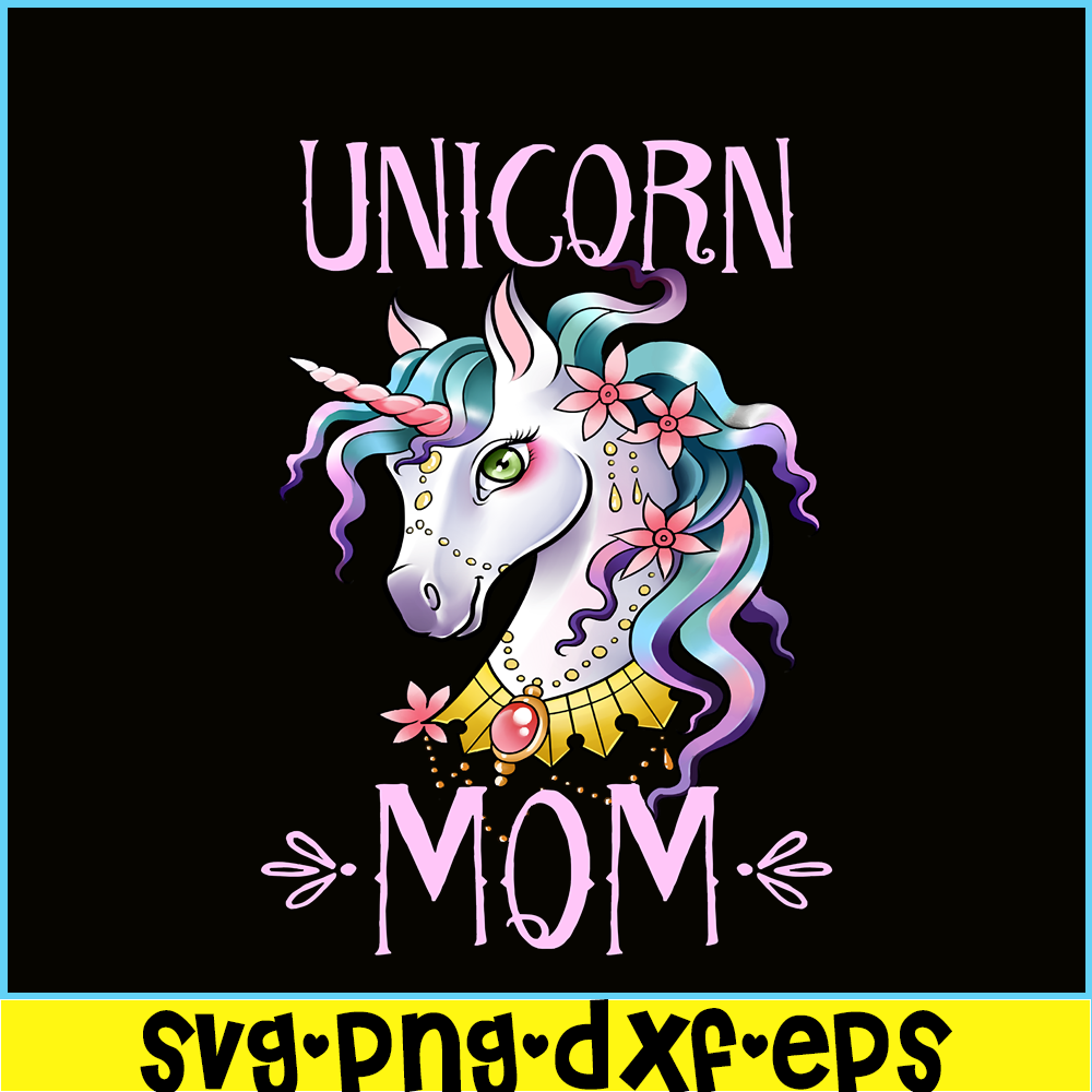 PNG141023680-Unicorn Mom - Unicorns Mama Theme Birthday Mother T Shirt Slim Fit T-Shirt Png.png