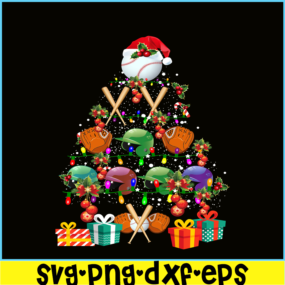 PNG14102384-Baseball Christmas Tree X-mas Santa Hat Golfer Lover Gift Sweatshirt Png.png