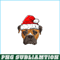 PNG141023107-Boxer Christmas Dog Santa Hat Xmas Boys Kids Girls Gifts T-Shirt Png.png