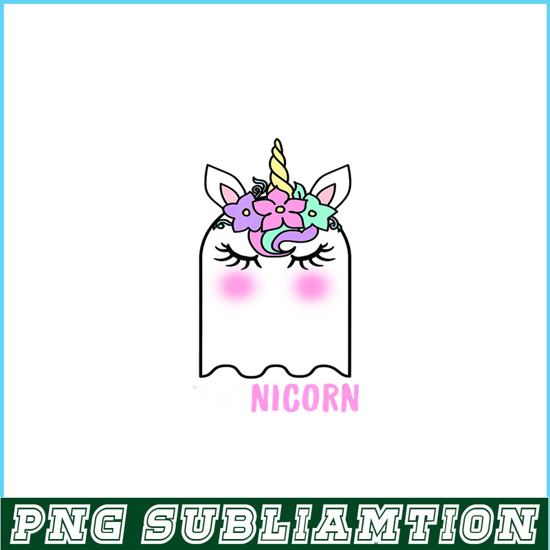PNG14102347-Boonicorn Unicorn Ghost, Unicorn Halloween Shirt for Girls T-Shirt Png.png
