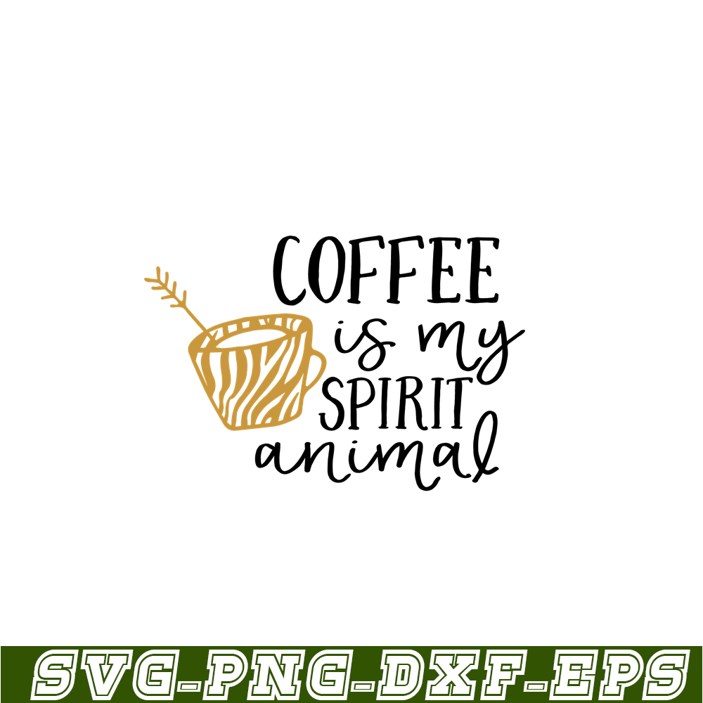 STB108122331-Coffee Is My Spirit Animal SVG, Starbucks SVG, Starbucks Coffee SVG STB108122331.png