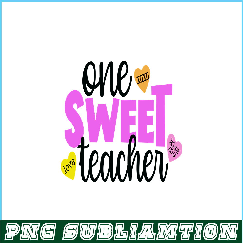 VLT21102359-One Sweet Teacher PNG, Sweet Valentine PNG, Valentine Holidays PNG.png
