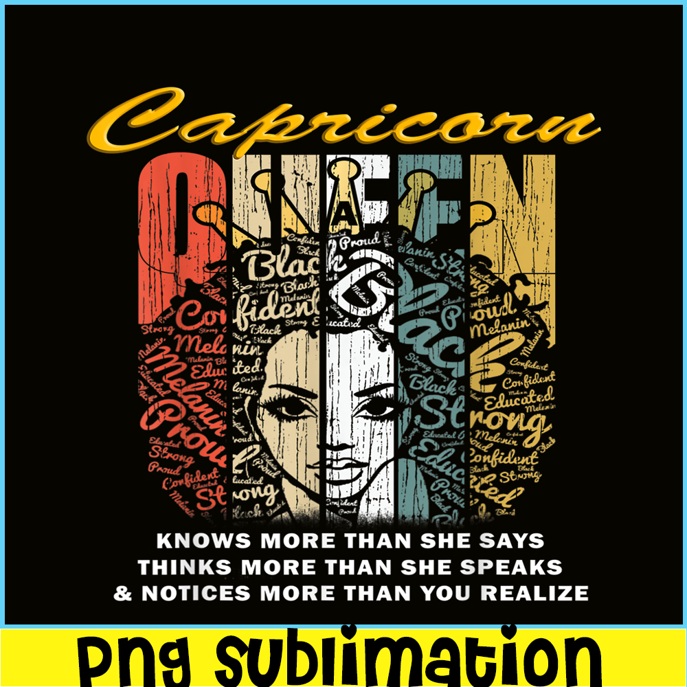 CPB28102339-Capricorn Quotes PNG Black Capricorn Queen PNG Zodiac Sign PNG.png