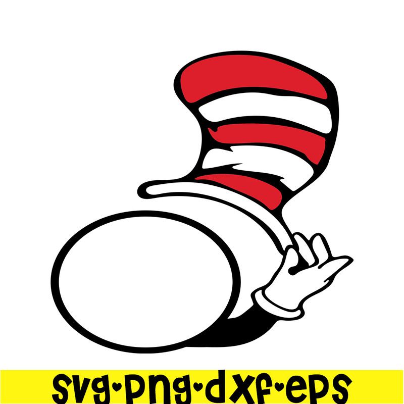 DS104122373-The Hat And Circle SVG, Dr Seuss SVG, Cat in the Hat SVG DS104122373.png