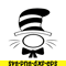 DS105122302-Cat in the black white hat Monogram SVG, Dr Seuss SVG, Cat in the Hat SVG DS105122302.png