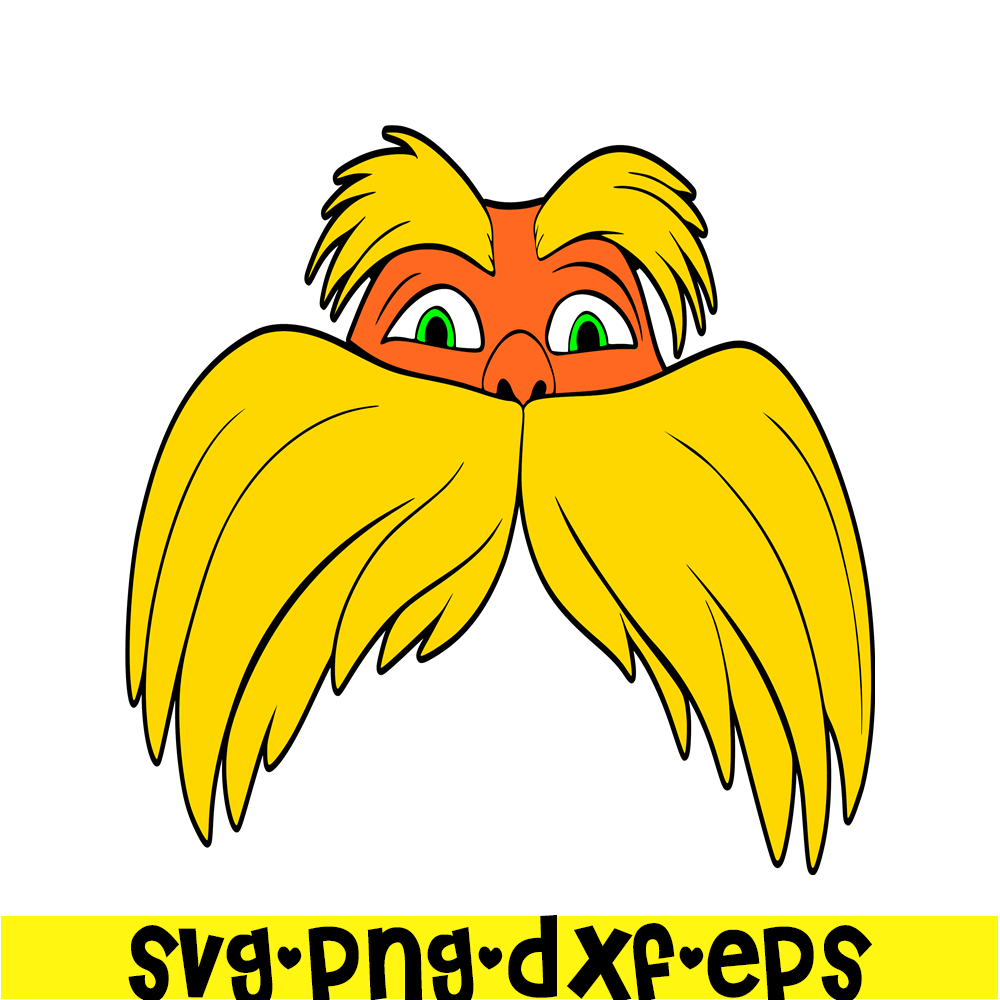 DS105122322-Lorax The Face SVG, Dr Seuss SVG, Cat In The Hat SVG DS105122322.png