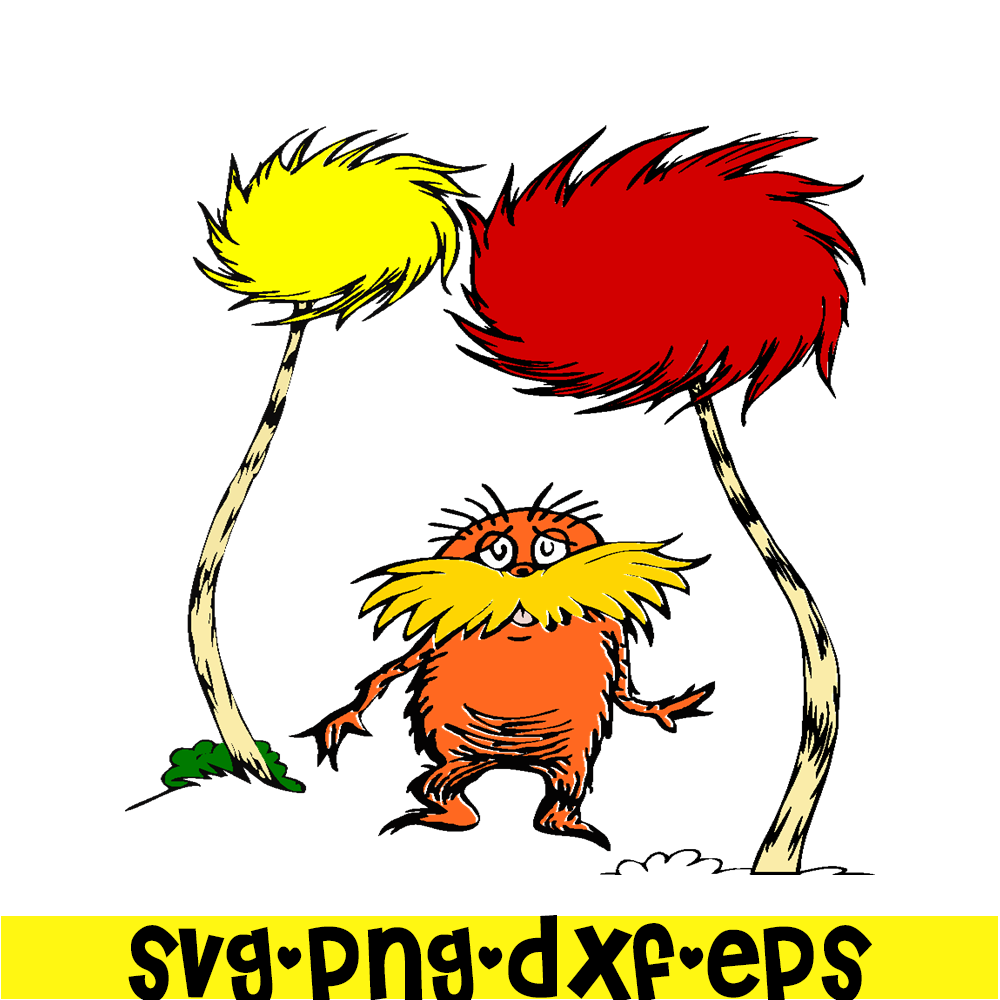 DS205122317-Lorax And His Trees SVG, Dr Seuss SVG, Dr. Seuss' the Lorax SVG DS205122317.png