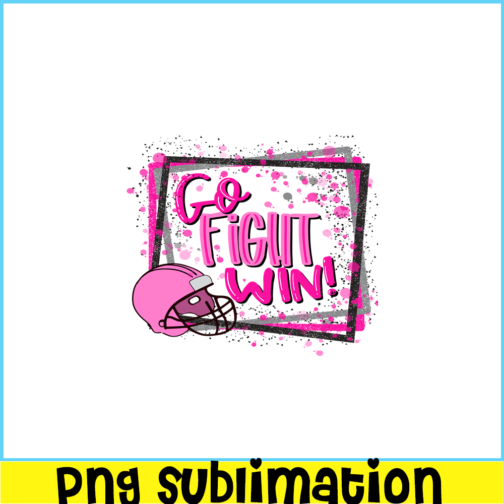 HL14102306-Go Fight Win Pink October Print Short Sleeve T-shirt PNG.png