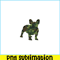 HL16102338-French Bulldog Camouflage PNG, Dog Camo Frenchie PNG, Bulldog Mascot PNG.png