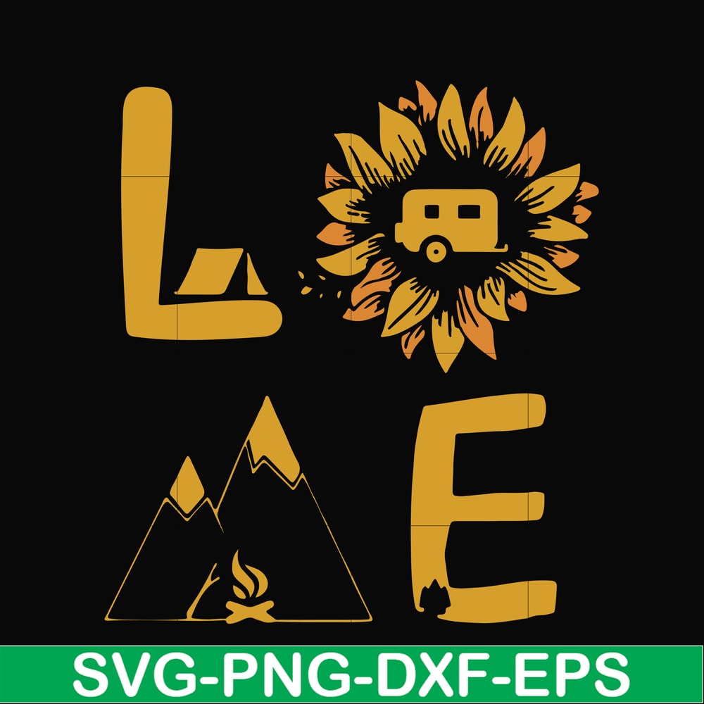 CMP010-LOVE camping svg, png, dxf, eps digital file CMP010.jpg