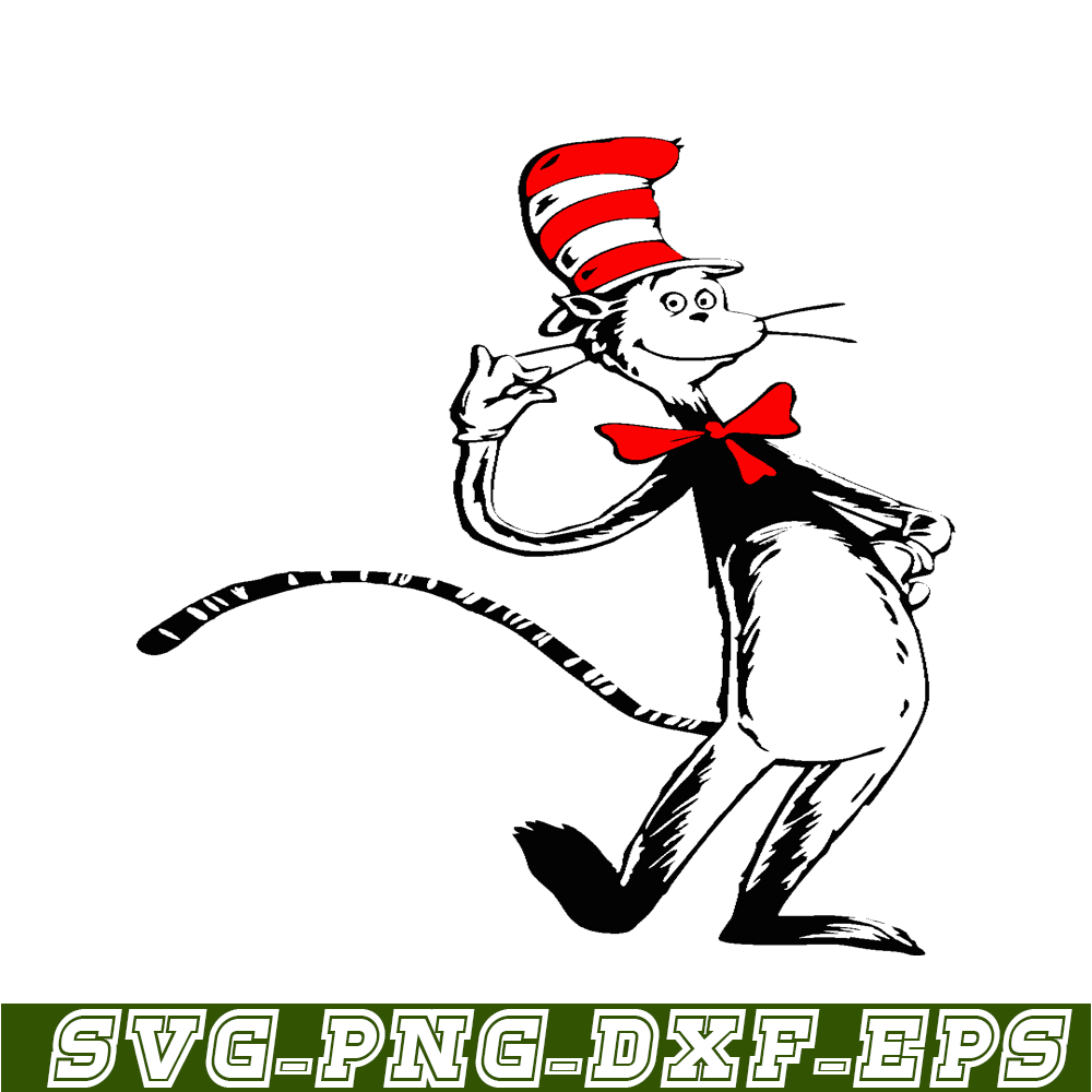 DS205122332-The Cat With His Red Hat SVG, Dr Seuss SVG, Cat In The Hat SVG DS205122332.png