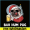 BEER28102354-Mens Bah Hum Pug And Beer PNG Christmas Drinking Beer Dog PNG Beer And Dog PNG.png