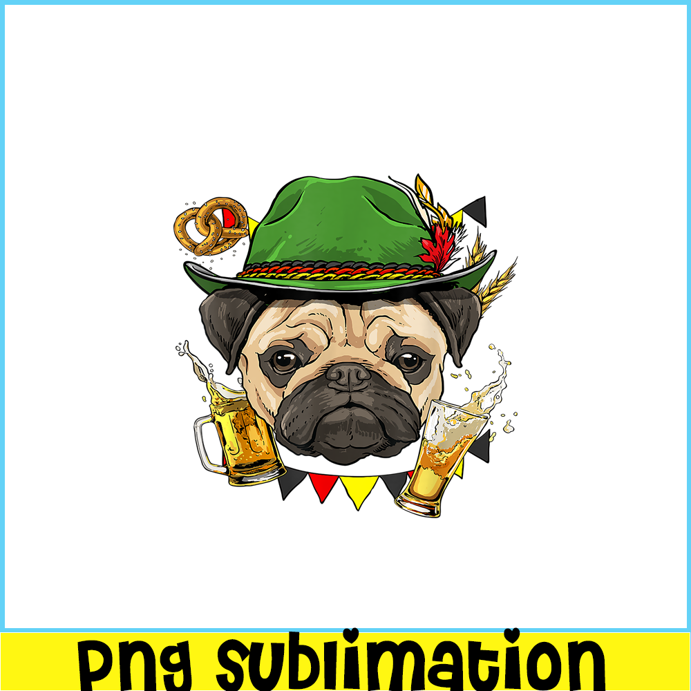 BEER28102362-Pug Oktoberfest PNG German Beer Fest PNG Dog And Beer PNG.png