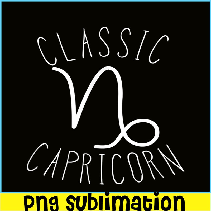 c-Classic Capricorn PNG Astrology Sign PNG Capricorn Birthday Gift PNG.png
