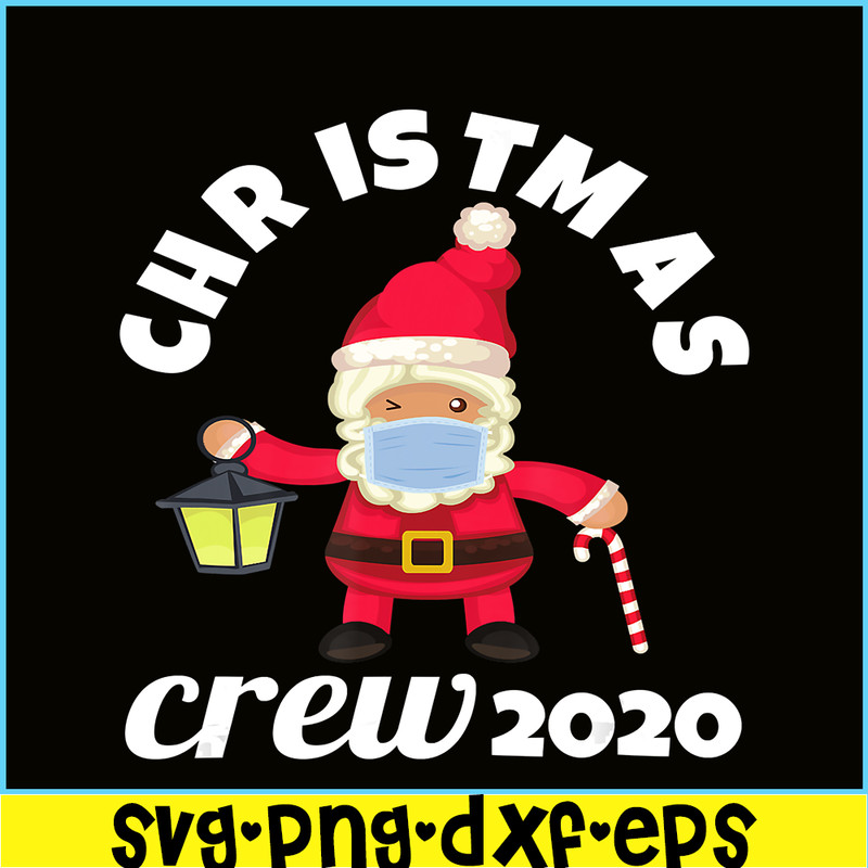 PNG141023146-Christmas Crew 2020 Funny Mask Wearing Santa Xmas T-Shirt Png.png