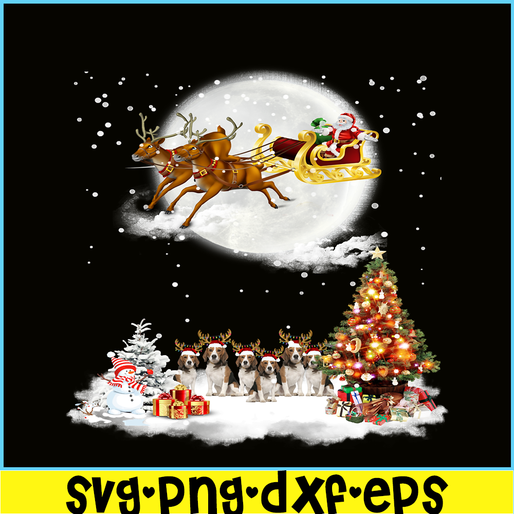 PNG14102390-Beagle Christmas Santa Reindeer Xmas Gift For Beagle Dog Men Sweatshirt Png.png