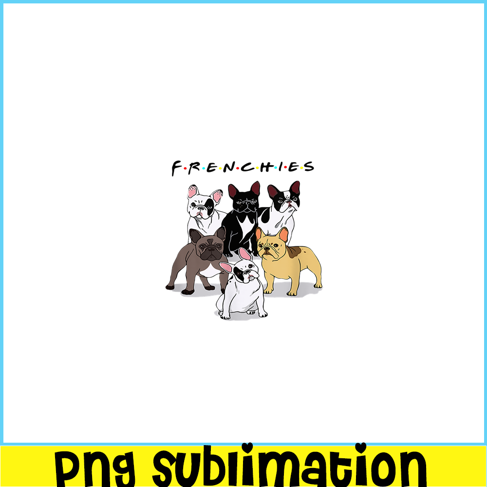 HL161023145-Frenchie Bulldog And Friends PNG, French Bulldog PNG, French Dog Artwork PNG.png