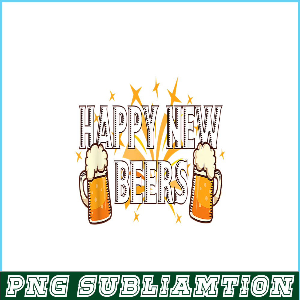 BEER28102336-Happy New Beers PNG New Year Party PNG New Year With Beer PNG.png