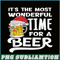 BEER28102350-The Most Wonderful Time For A Beer Beer Christmas Beer PNG Beer Santa PNG.png