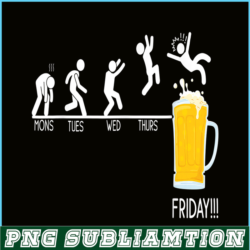 BEER28102356-Drinking Beer On Friday PNG Beer And Friday PNG Happy Beer Time PNG.png