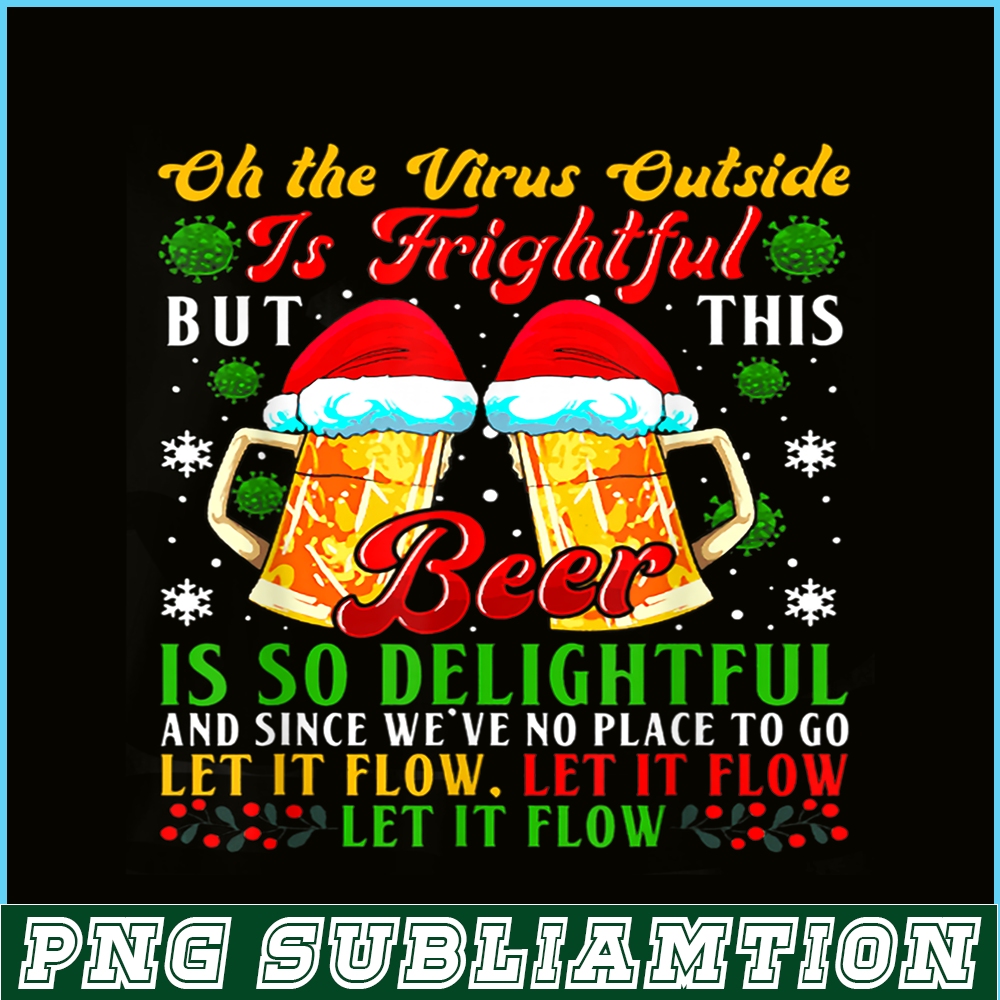 BEER28102357-Beer Is So Delightful PNG Beer Santa PNG Christmas Beer PNG.png