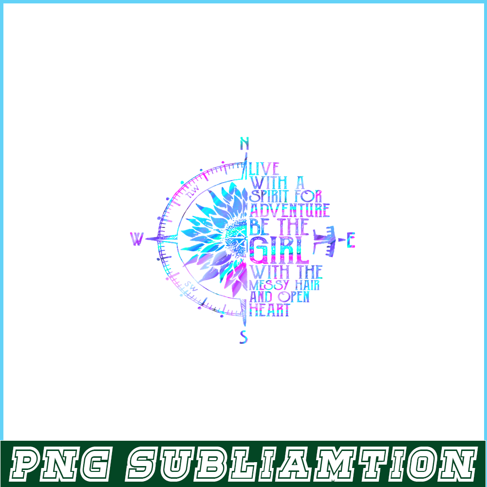 CAMP07112370-Live With A Spirit For Adventure PNG Camping PNG Purple Blue Sunflowers PNG.png