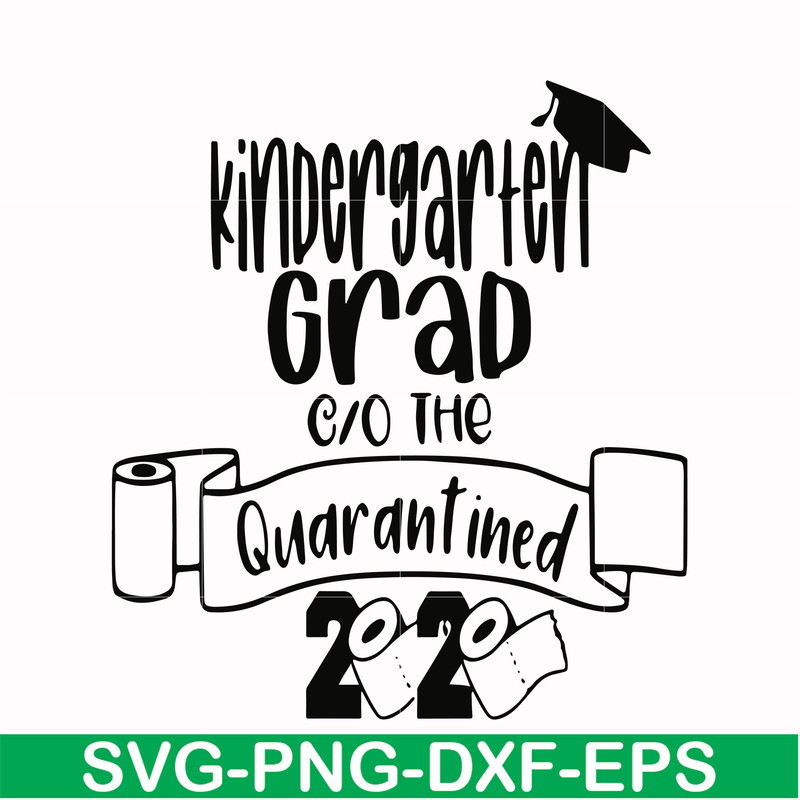 CMP066-kindergarten grad the quarantined 2020 svg, png, dxf, eps digital file CMP066.jpg