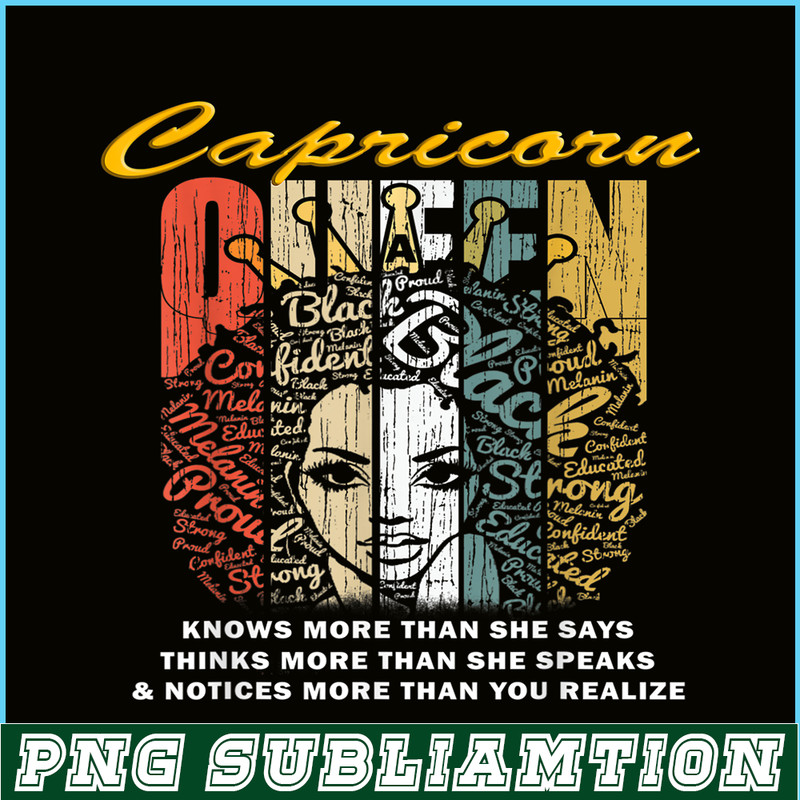 CPB28102339-Capricorn Quotes PNG Black Capricorn Queen PNG Zodiac Sign PNG.png