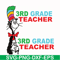 DR00033-3rd grade teacher svg, png, dxf, eps file DR00033.jpg
