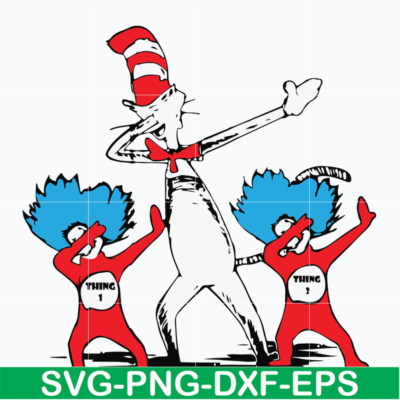 DR0601215-Dr seuss dabbing SVG, Dr seuss svg, png, dxf, eps digital file DR0601215.jpg