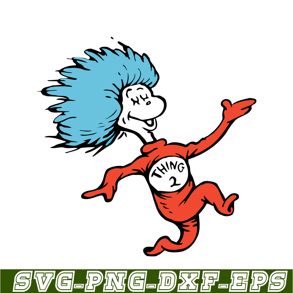 DS104122333-Happy Thing 2 SVG, Dr Seuss SVG, Cat in the Hat SVG DS104122333.png