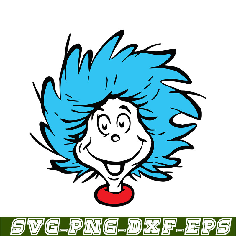 DS104122337-Thing 1 Character SVG, Dr Seuss SVG, Cat in the Hat SVG DS104122337.png