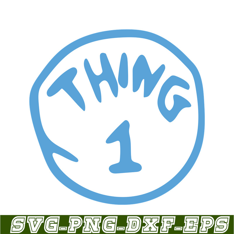 DS104122358-Thing 1 Text SVG, Dr Seuss SVG, Cat in the Hat SVG DS104122358.png