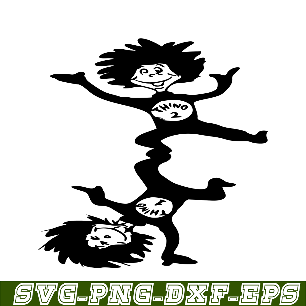 DS105122327-Naughty Thing 1 And Thing 2 SVG, Dr Seuss SVG, Cat In The Hat SVG DS105122327.png