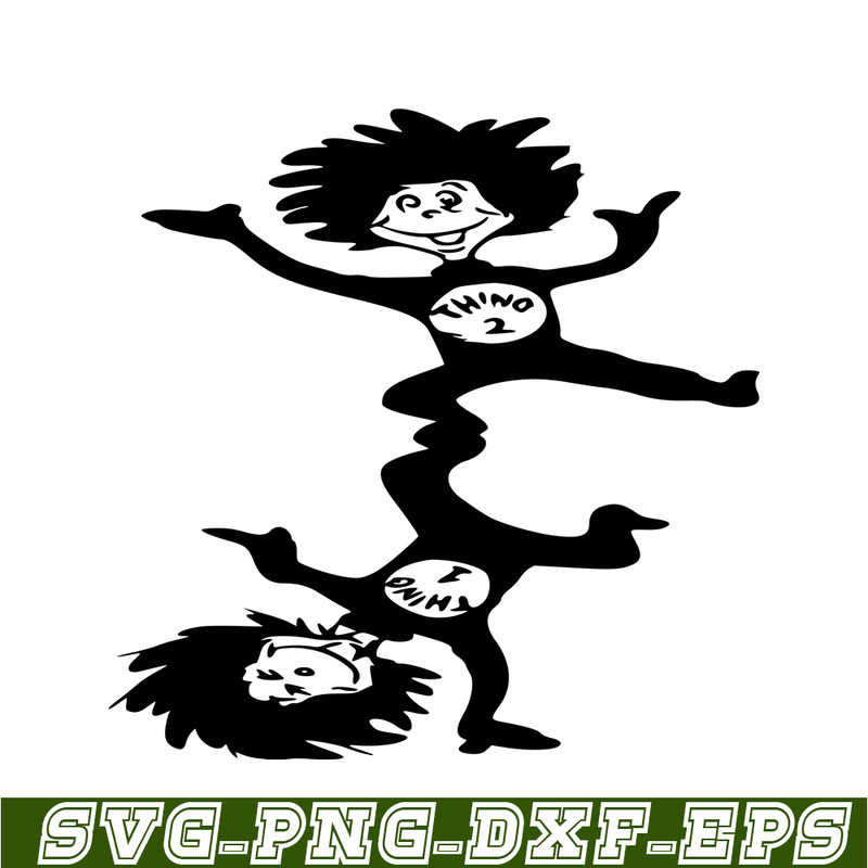 DS105122327-Naughty Thing 1 And Thing 2 SVG, Dr Seuss SVG, Cat In The Hat SVG DS105122327.png