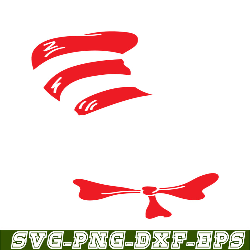 DS205122373-The Red Hat And Bow SVG, Dr Seuss SVG, Cat In The Hat SVG DS205122373.png