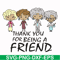 FN0001001-Thank you for being a friend svg, png, dxf, eps file FN0001001.jpg
