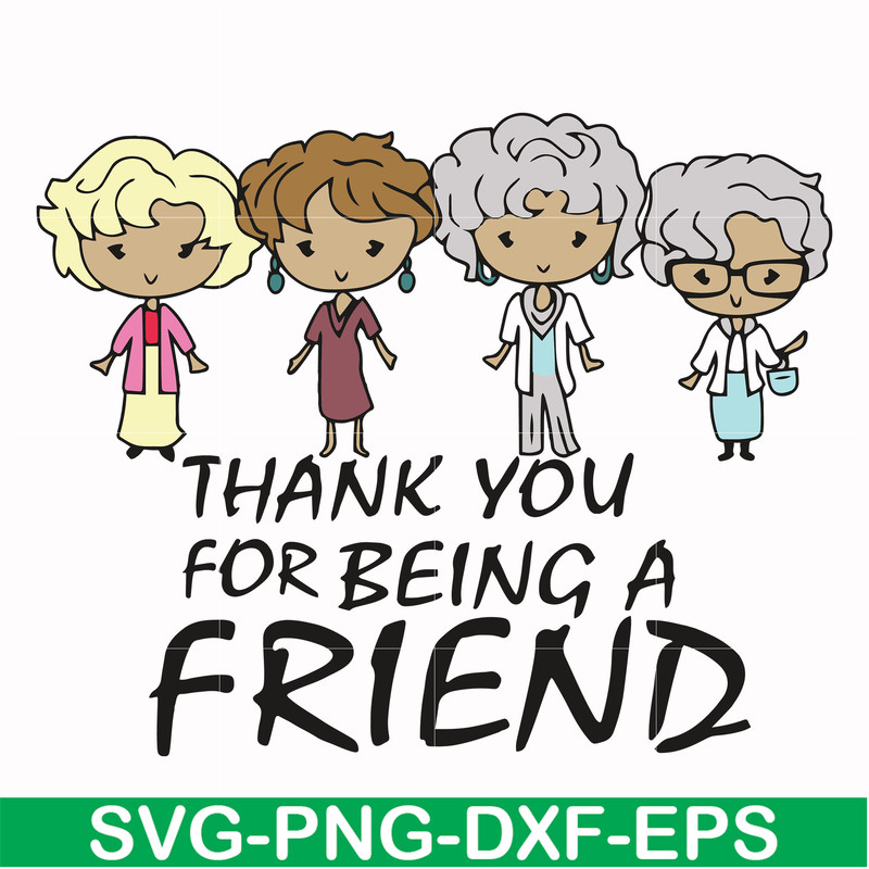 FN0001001-Thank you for being a friend svg, png, dxf, eps file FN0001001.jpg