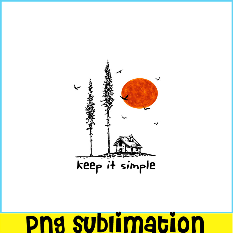 CAMP07112356-KEEP IT SIMPLE PNG Horror Camping Night PNG Red Moon PNG.png