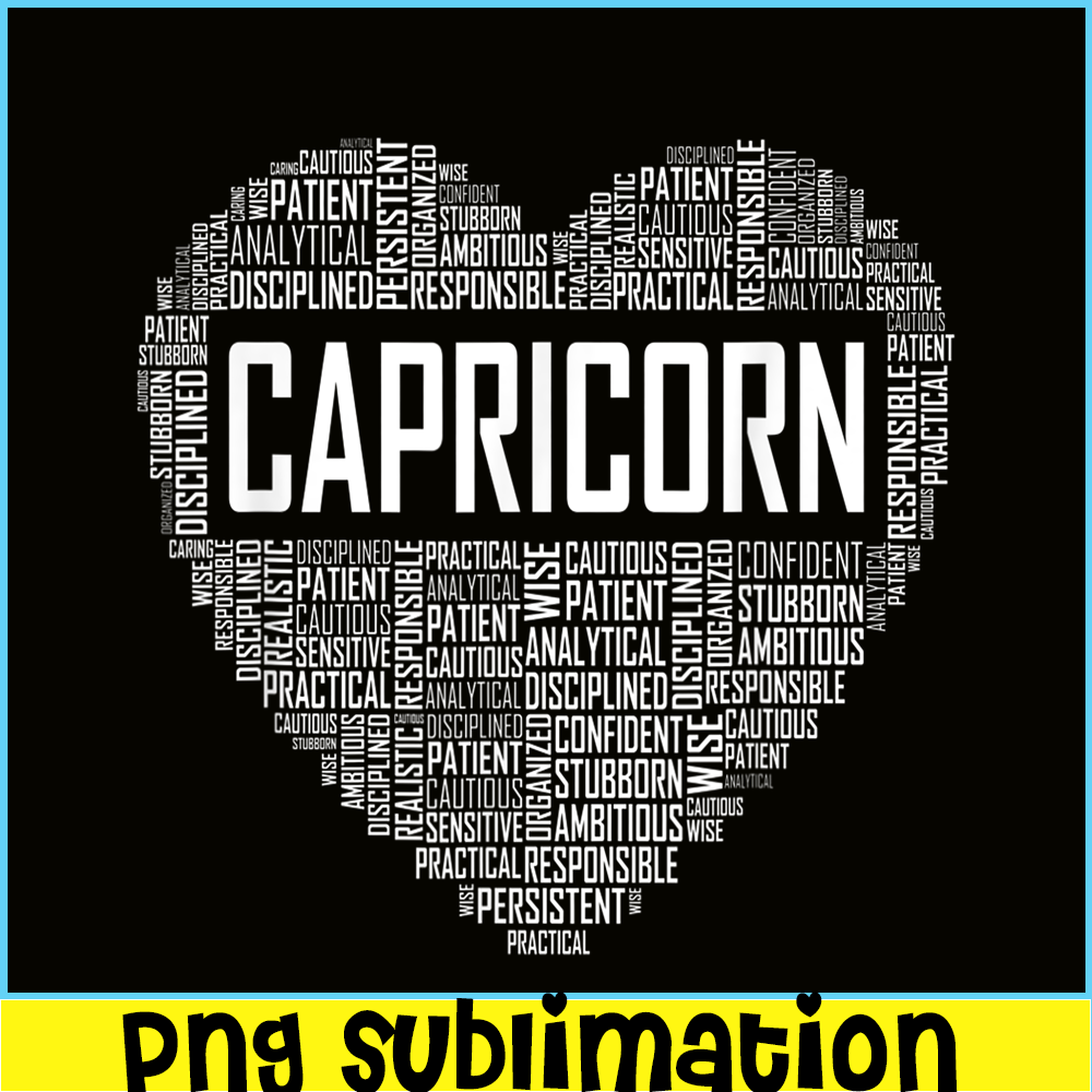 CPB28102350-Capricorn Zodiac Traits PNG Horoscope Astrology Sign PNG Capricorn Heart PNG.png
