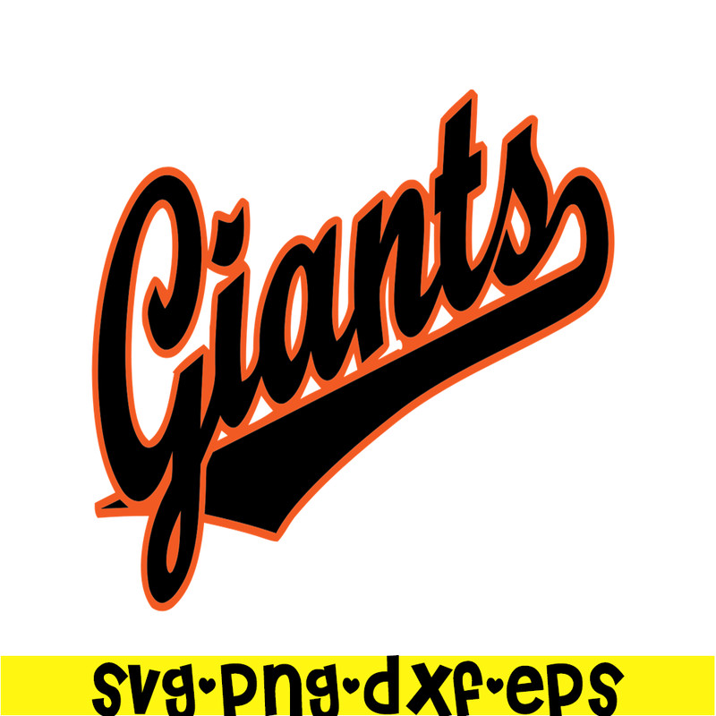 MLB204122387-Giants The Text SVG, Major League Baseball SVG, Baseball SVG MLB204122387.png