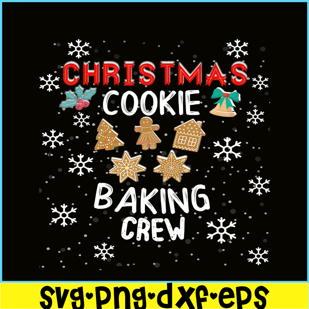 PNG141023145-Christmas Cookie Baking Crew Xmas Cookie Exchange Santa T-Shirt Png.png