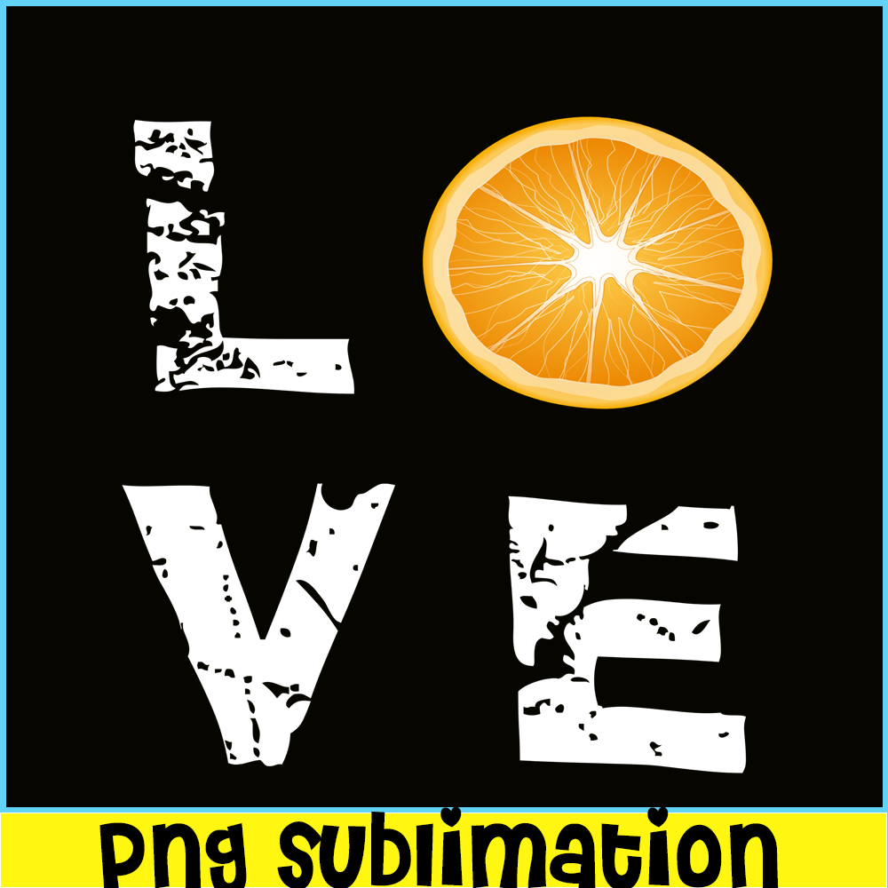 VLT21102324-Orange Love PNG, Retro Valentine PNG, Valentine Holidays PNG.png