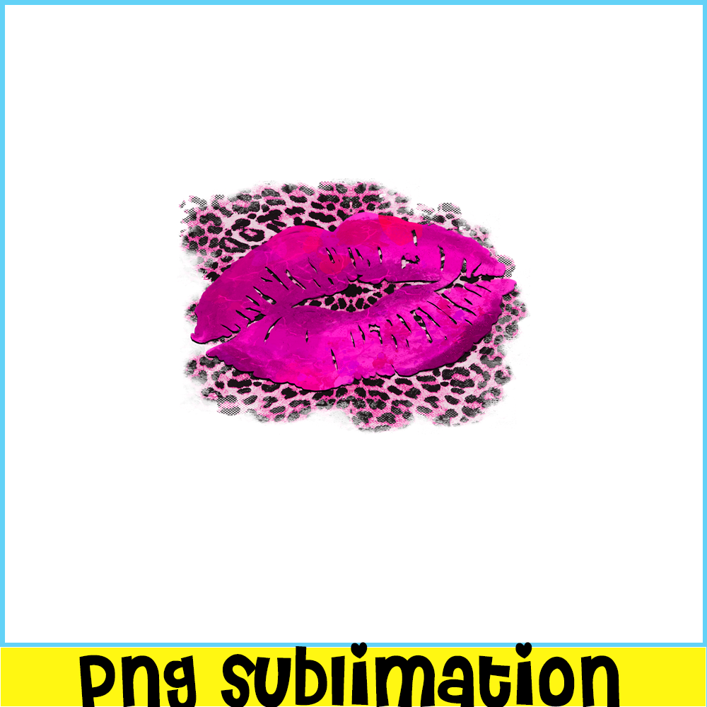 VLT21102344-Pink Leopard Lips PNG, Lovely Valentine PNG, Valentine Holidays PNG.png