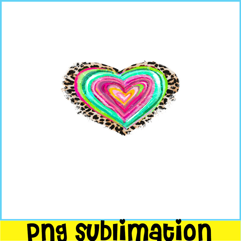 VLT21102385-Leopard Colorful Hearts PNG, Sweet Valentine PNG, Valentine Holidays PNG.png