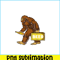 BEER28102312-Bigfoot with Beer PNG funny Sasquatch PNG Drinking Party PNG.png
