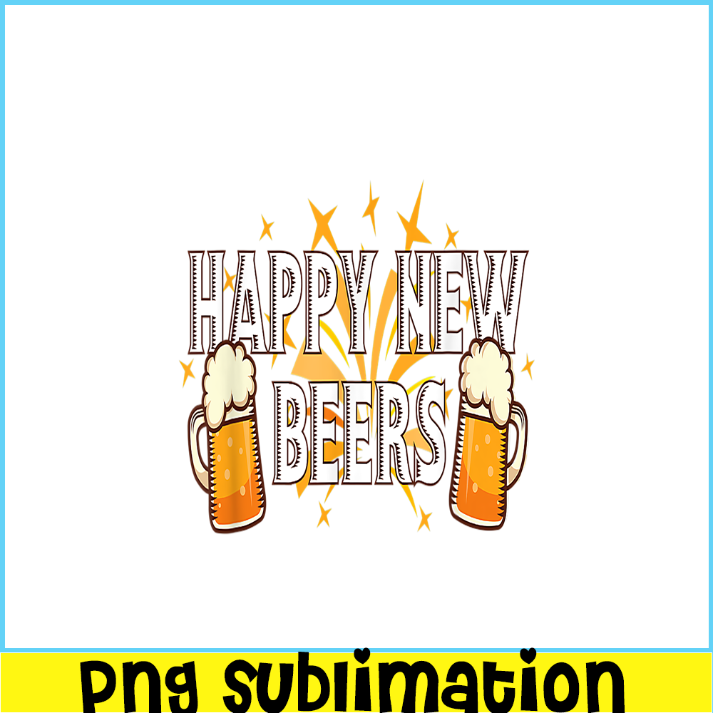BEER28102336-Happy New Beers PNG New Year Party PNG New Year With Beer PNG.png