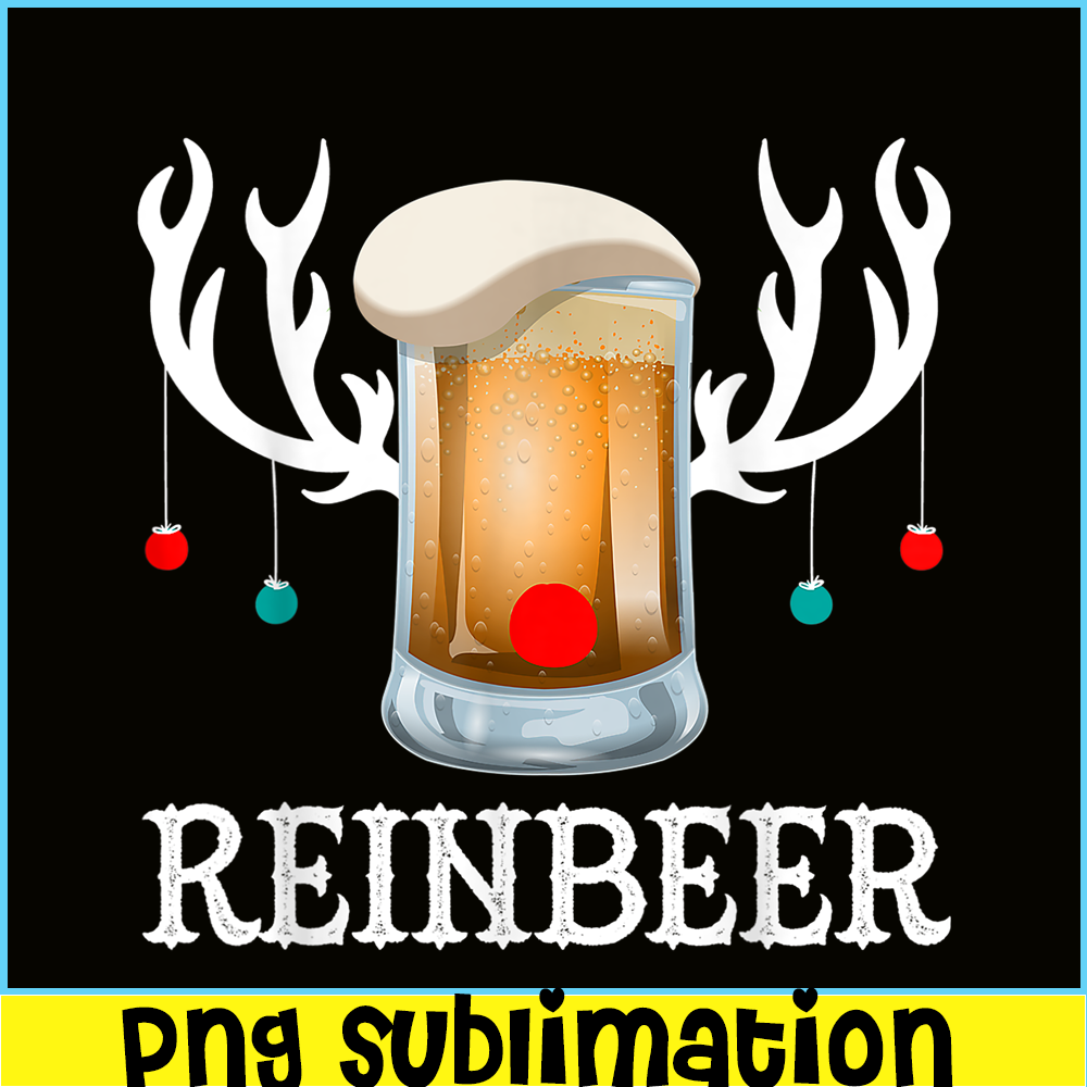 BEER28102367-Reinbeer PNG Funny Christmas Gift For Beer Lovers PNG Christmas And Beer PNG.png