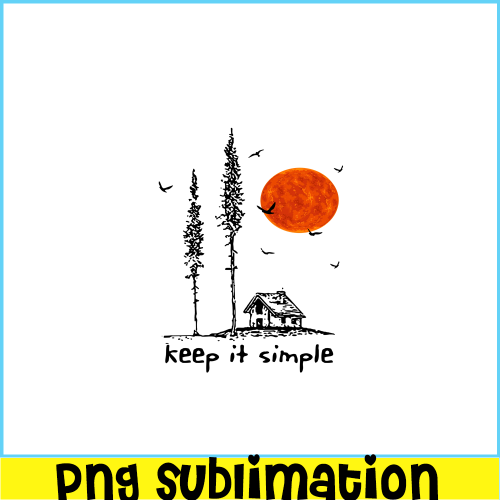 CAMP07112356-KEEP IT SIMPLE PNG Horror Camping Night PNG Red Moon PNG.png