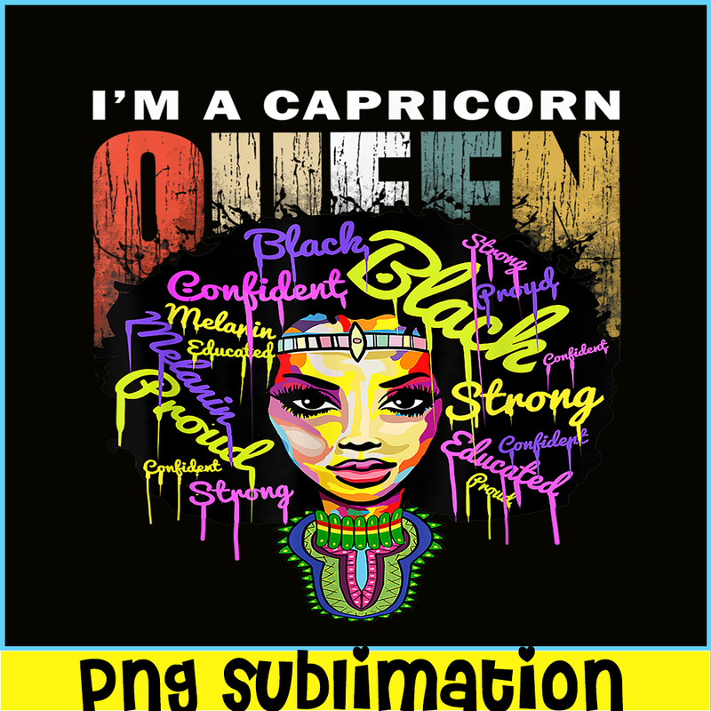 CPB28102338-I Am A Capricorn PNG Black Woman PNG Zodiac Sign PNG.png